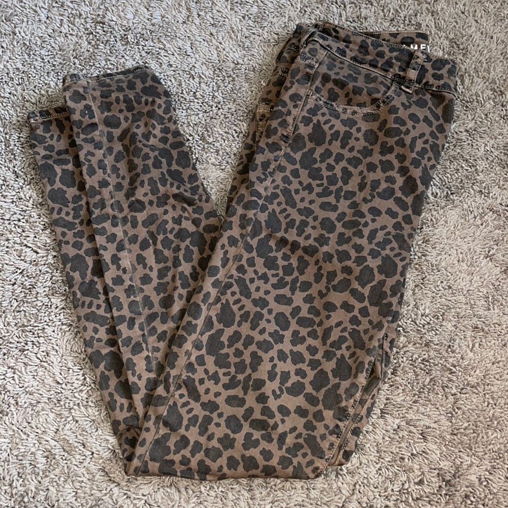 Cheetah print jeans!